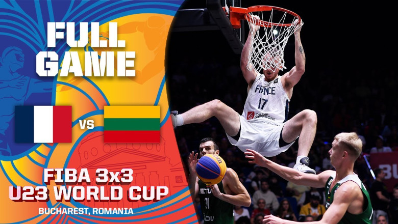 France V Lithuania Men Bronze Medal Match Full Game FIBA 3x3 U23