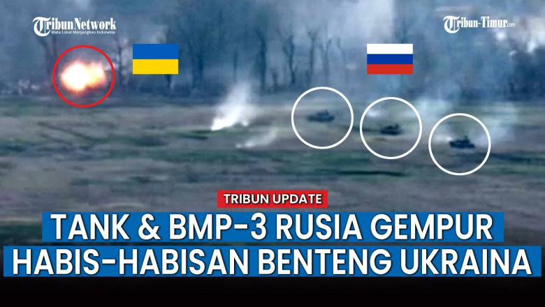 Dramatic Moment Shot T 72B3 And BMP 3 Russia Changed The Ukraine