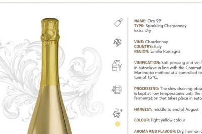Oro 99 : Italian Spumante Extra Dry