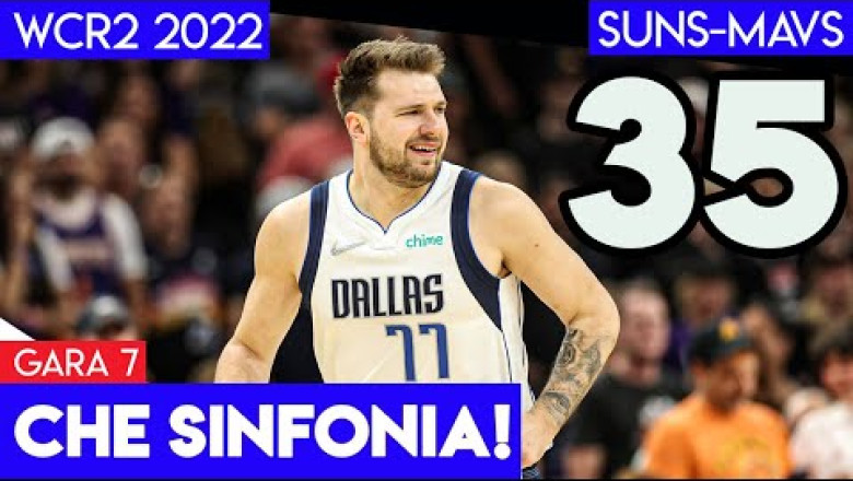 "ANDIAMO A CASA!" LUKA DONCIC É SURREALE IN GARA 7 VS SUNS (Mamoli-Soragna) [WCSF G7 2022]