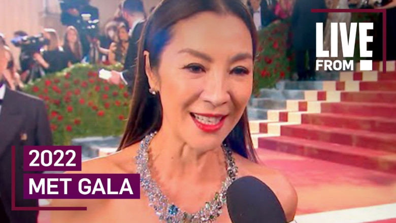Michelle Yeoh DAZZLES in Prabal Gurung at Met Gala 2022