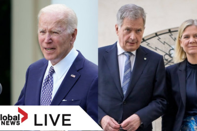 Biden, leaders from Finland and Sweden deliver remarks following White House meeting | LIVE