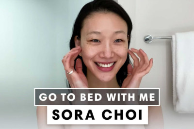 Model Sora Choi Hasn't Used A Towel On Her Face In 5+ Years | Go To Bed With Me | Harper's BAZAAR