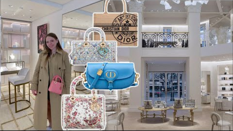 PARIS DIOR MONTAIGNE LUXURY SHOPPING VLOG - FULL STORE TOUR OF THE 1ST ORIGINAL DIOR STORE in PARIS