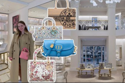 PARIS DIOR MONTAIGNE LUXURY SHOPPING VLOG - FULL STORE TOUR OF THE 1ST ORIGINAL DIOR STORE in PARIS