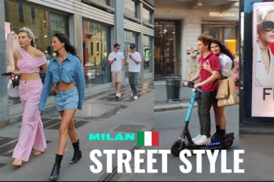 FASHION TRENDS 2022 Street looks in MILAN