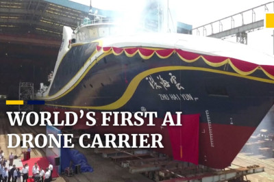 China’s world-first drone-carrier capable of operating on its own