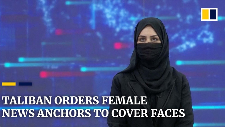 Taliban orders Afghan female TV presenters to cover their faces on air