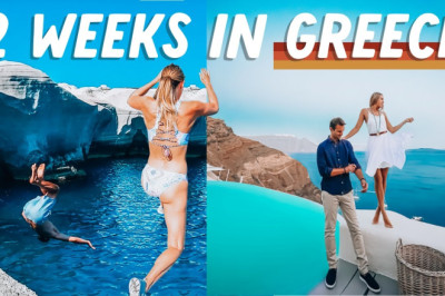 THE ULTIMATE GREEK ISLANDS VLOG (Mykonos, Naxos/Paros, Milos, Santorini)🇬🇷