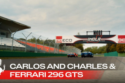Carlos and Charles take the Ferrari 296 GTS for a spin