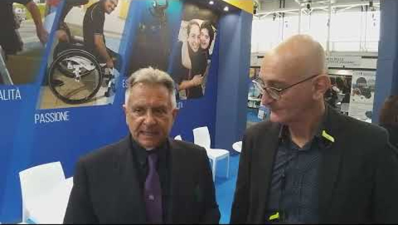 EUDI show 2022 Bologna con Aldo Torti Presidente di HSA (Handicapped Scuba Association )