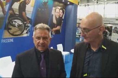 EUDI show 2022 Bologna con Aldo Torti Presidente di HSA (Handicapped Scuba Association )