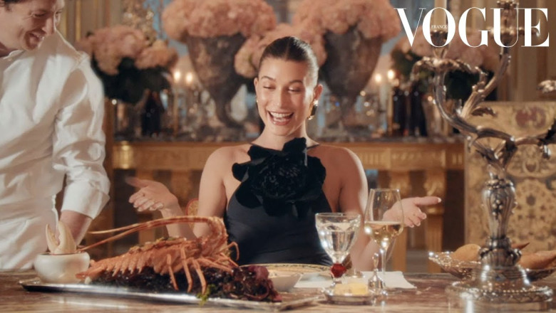 Hailey Bieber teste la cuisine traditionnelle française, avec Jean Imbert | Vogue France