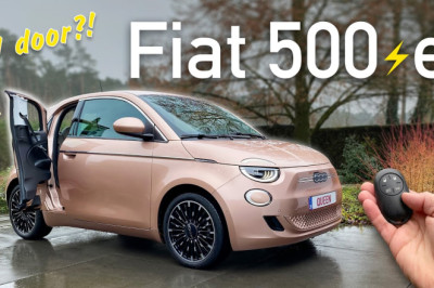 NEW Fiat 500e 3+1 (118 hp) - POV drive and walkaround