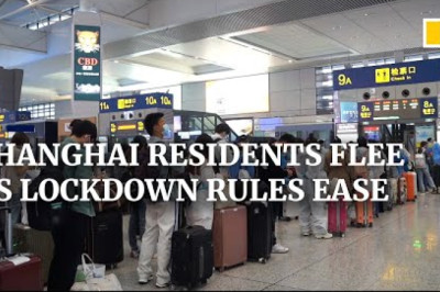 Shanghai residents flee city as Covid-19 measures ease ahead of city reopening