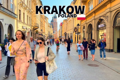 Krakow, Poland 🇵🇱 - Summer 2022 🌞- Walking Tour 4K-HDR  (▶114 min)