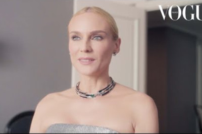 Diane Kruger se prépare pour la cérémonie de clôture du Festival de Cannes, en Ami | Vogue France