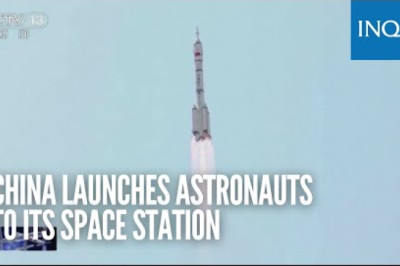 China launches astronauts to its space station