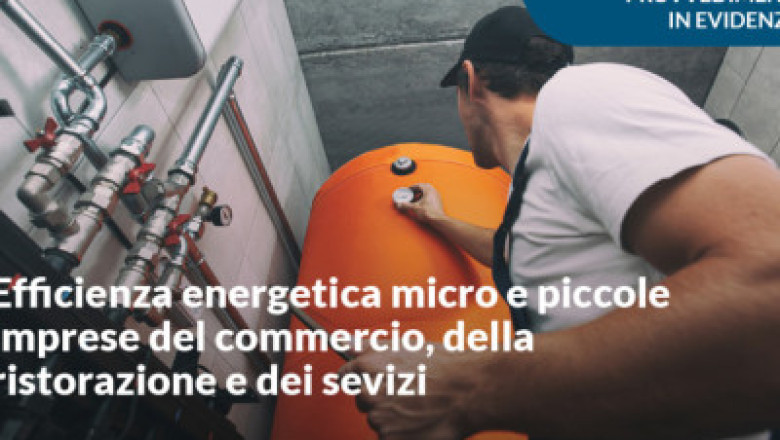 Unioncamere Lombardia. Bando efficienza energetica. Finanziamento a fondo perduto per favorire l'efficienza energetica delle micro e piccole imprese del commercio, della ristorazione e dei servizi