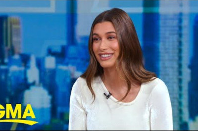 Hailey Bieber talks Justin Bieber's health and her new skin care line l GMA