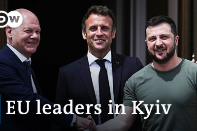 Joint press conference of EU leaders and Ukrainian President Zelenskyy in Kyiv | DW News