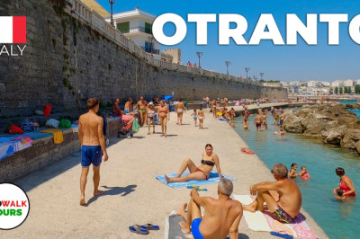Otranto, Italy Walking Tour - 4K - with Captions