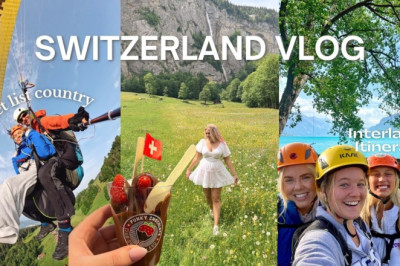 SWITZERLAND VLOG | european summer pt. 1 | prettiest country in the world