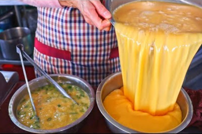 Egg falls is coming! Various Special Omelet Green Onion Pancakes / 蛋液瀑布來襲! 各式人氣蛋餅合集-台灣街頭美食