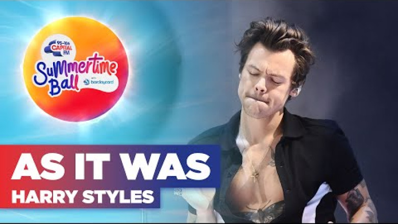 Harry Styles - As It Was (Live at Capital's Summertime Ball 2022)