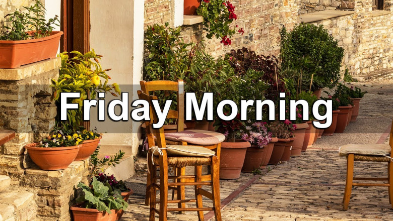 LIVE - Friday Morning Jazz - Good Morning Jazz and Bossa Nova to Relax