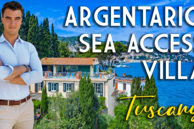LUXURY VILLA WITH PRIVATE SEA ACCESS FOR SALE IN PORTO SANTO STEFANO ARGENTARIO