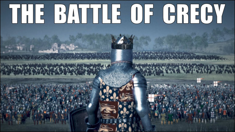 LE BATAILLE DE CRECY 1346 l ENGLAND vs FRANCE +20.000 UNIT Medieval Kingdoms Mod l 4K l.