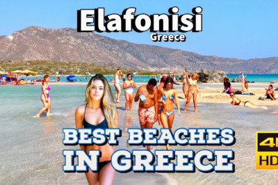 Elafonissi, Greece ๐ฌ๐ท - Summer promenade โ๏ธ- Beach visit - Crete Island ๐.
