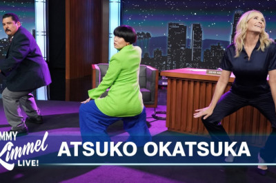 Atsuko Okatsuka Teaches Chelsea Handler and Guillermo How to Do the Drop Challenge