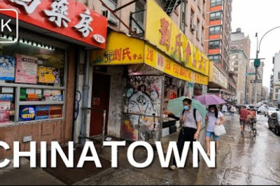 NEW YORK CITY Walking Tour [4K] - CHINATOWN