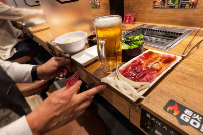 Solo Japanese Barbeque Restaurant in Tokyo Japan