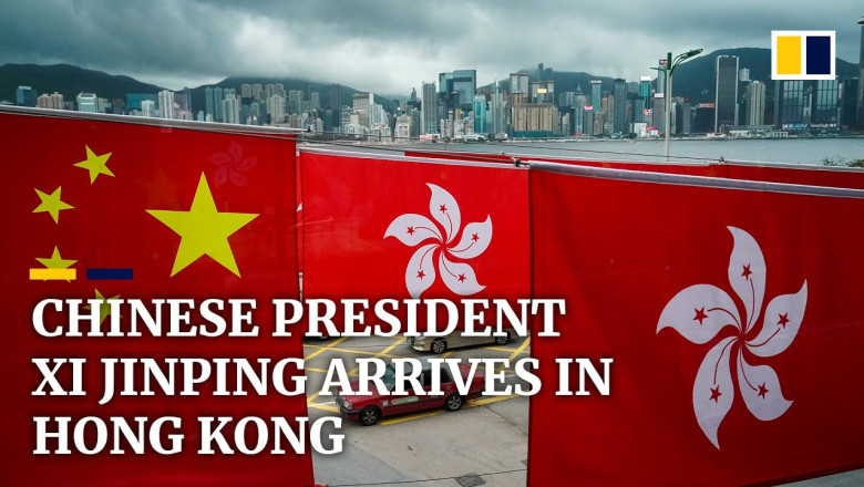 LIVE: China's President Xi Jinping reaches Hong Kong.