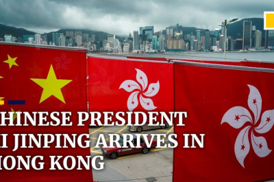LIVE: China's President Xi Jinping reaches Hong Kong.
