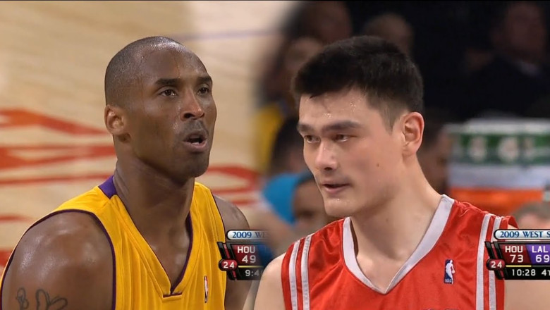 Incredible Yao Ming vs Kobe Bryant Full Duel Highlights 2009 WCSF 1 - 60 Pts, 18 Rebs Combind!!!