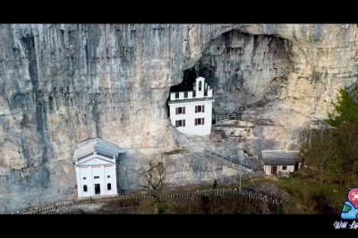 L'Eremo di San Micel a Fonzaso (BL) - DJI Mavic Mini - The Hermitage of San Micel in Fonzaso (BL)