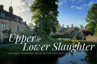 Beautiful Cotswold villages. A walk from Upper to Lower Slaughter.