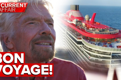 On board Richard Branson's incredible new luxury ship | A Current Affair