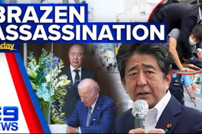 World leaders 'shocked' by the death of Shinzo Abe | 9 News Australia