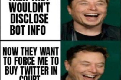 Elon Musk laughs (in a tweet) at Twitter's wish to put him on trial.