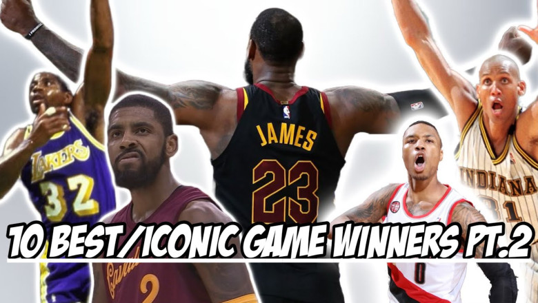 The 10 Best/Iconic Game NBA Winners Part 2!!!