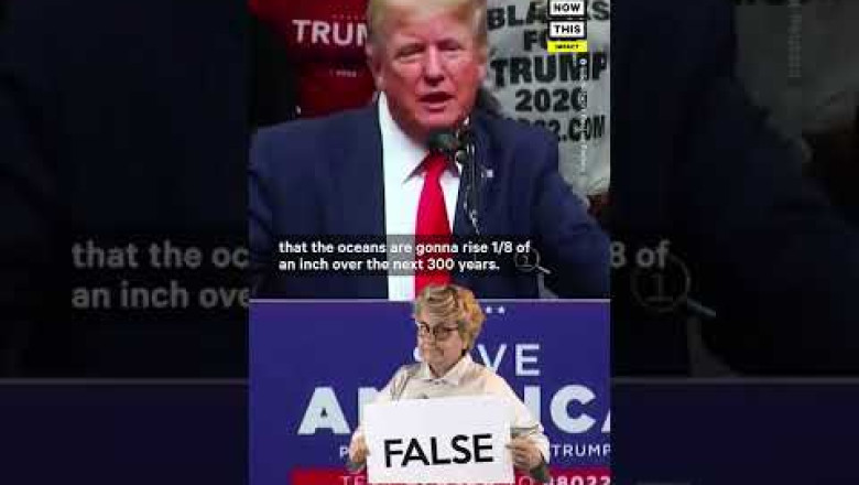 Trump: Sea-level Rise Just Means 'A Little More Beachfront Property'