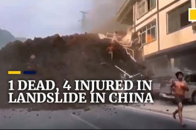 1 dead, 4 injured in landslide in China