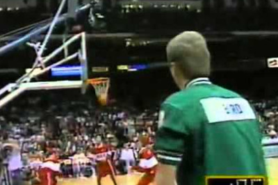 Incredible Larry Bird's Legendary Moment in the Three Point Shootout