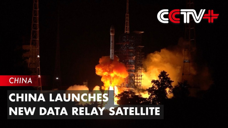 Just now China Launches New Data Relay Satellite. China sent a new data relay satellite into orbit from the Xichang Satellite Launch Center in southwest China's