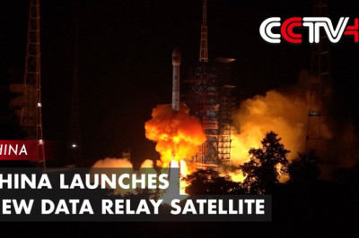 Just now China Launches New Data Relay Satellite. China sent a new data relay satellite into orbit from the Xichang Satellite Launch Center in southwest China's
